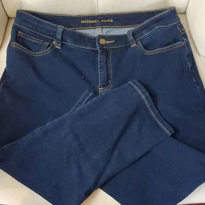 Michael Kors dark blue capri jeans size 8